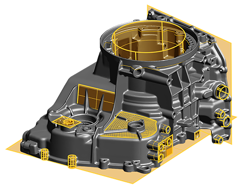 Image d'un scan 3d effectué par 3d2cad